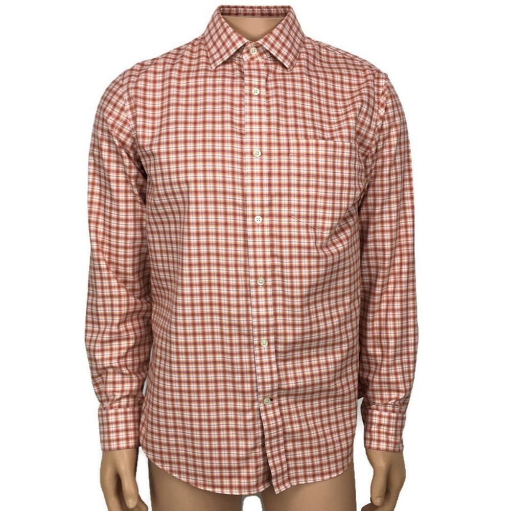 Banana Republic Non-Iron Plaid Dress Shirt